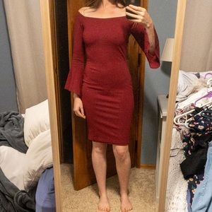 Lulus Off the Shoulder Dress